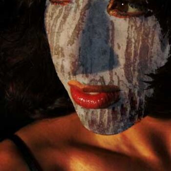Fotografia intitolato "maschera" da Claudio Benvenuto Rossi, Opera d'arte originale