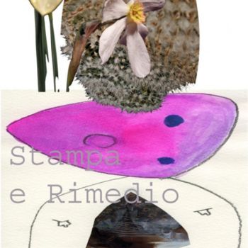 Photographie intitulée "stampa e rimedio" par Claudio Benvenuto Rossi, Œuvre d'art originale