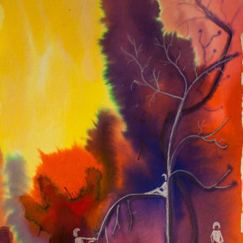 Pintura intitulada "Colordreams-24" por Claudy, Obras de arte originais, Tinta