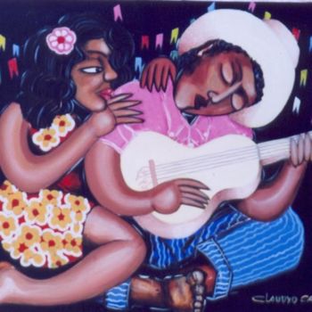 Pintura intitulada "cururueiro apaixona…" por Claudyo Casares, Obras de arte originais