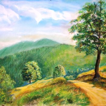 Painting titled "pasagem-pastel.jpg" by Clayton André De Souza, Original Artwork