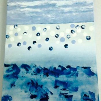 Painting titled "Ocean" by Clea Burger, Original Artwork, Acrylic