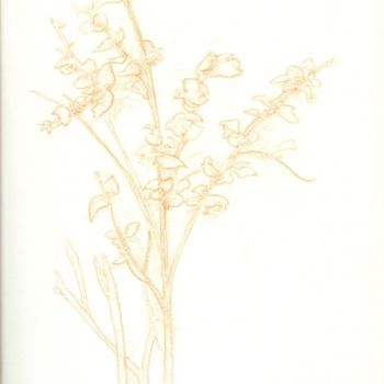 Drawing titled "More flowers in a g…" by Olof Lagerhorn, Original Artwork