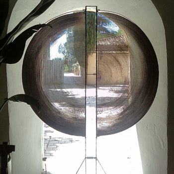 Sculpture intitulée "Sans titre Cercle" par Teya : Clelia Portal, Œuvre d'art originale, Techniques mixtes