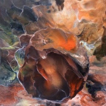 Malerei mit dem Titel "Magma" von Clemens Scheer, Original-Kunstwerk, Andere