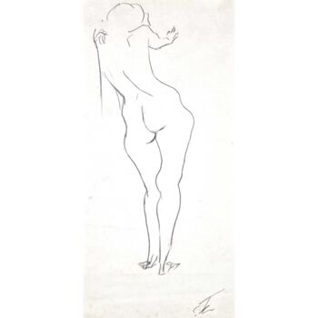 Zeichnungen mit dem Titel "Zeichnung26" von Clemens Teichmann, Original-Kunstwerk, Bleistift