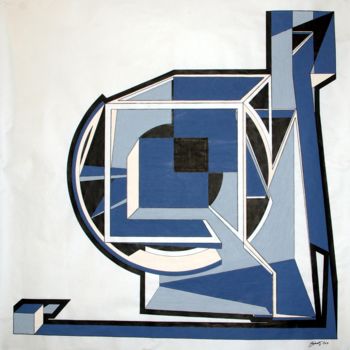 Painting titled "The Pi Project part…" by Clément Charoy, Original Artwork, Marker