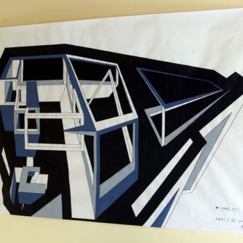 Malarstwo zatytułowany „The Pi Project : Pa…” autorstwa Clément Charoy, Oryginalna praca, Marker
