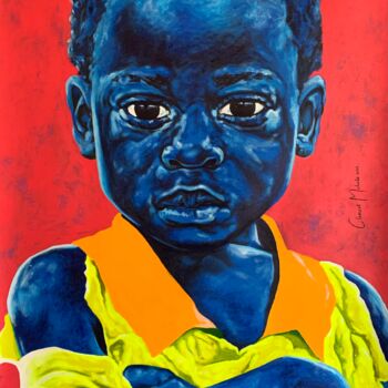 Картина под названием ""Self-confidence"" - Clement Mohale, Подлинное произведение искусства, Акрил