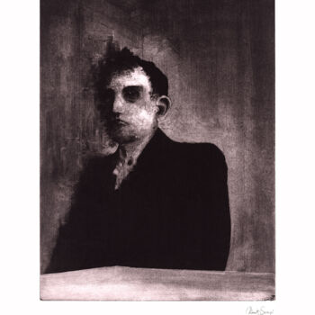 Отпечатки и Гравюры под названием "Portrait IV" - Clement Scarpi, Подлинное произведение искусства, Травление