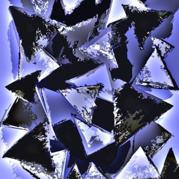 Arts numériques intitulée "triangles" par Jonathan Clementz, Œuvre d'art originale