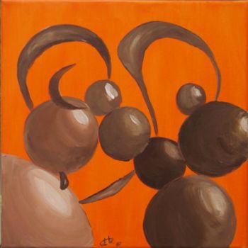 Schilderij getiteld "balls 7" door Jonathan Clementz, Origineel Kunstwerk