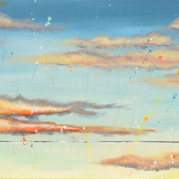 Картина под названием "Closer To The Light" - Cynthia Ligeros, Подлинное произведение искусства, Акрил Установлен на Деревян…