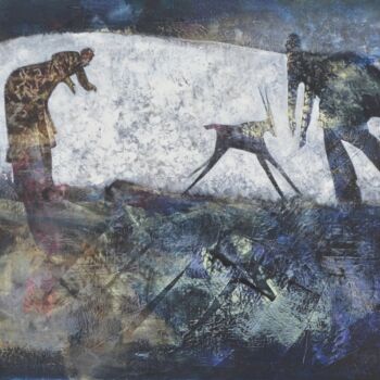绘画 标题为“Oryx” 由Clive Manuel, 原创艺术品, 油