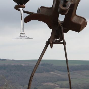 Sculpture intitulée "A nice big drink" par Clive Manuel, Œuvre d'art originale, Métaux