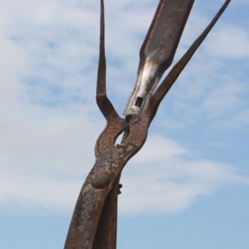 Sculpture titled "Dude" by Clive Manuel, Original Artwork, Metals