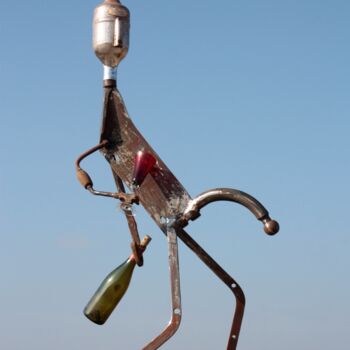 Sculpture titled "The brewer's droop" by Clive Manuel, Original Artwork, Metals