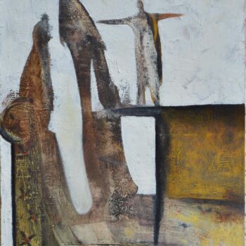 Картина под названием "A question of balan…" - Clive Manuel, Подлинное произведение искусства, Масло