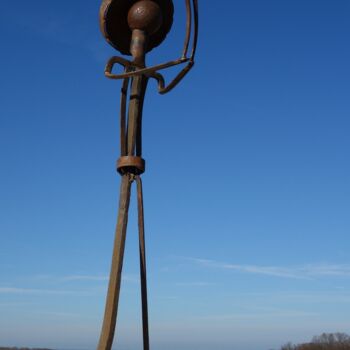 Escultura intitulada "Birdman" por Clive Manuel, Obras de arte originais