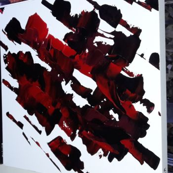 Painting titled "Baiser rouge.jpg" by Cliver, Original Artwork, Acrylic