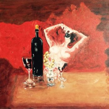 Painting titled "IVRESSE" by Clo, Original Artwork, Oil