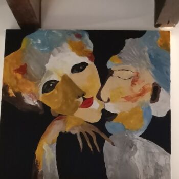 Painting titled "Osmose" by Hécate, Original Artwork, Acrylic