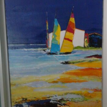 Painting titled "VOILES" by Cloper, Original Artwork, Acrylic