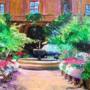 Painting titled "Patio de la Merced…" by C_lora, Original Artwork