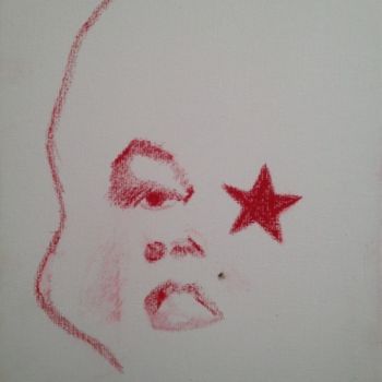 Ζωγραφική με τίτλο "a star is borgne" από Hax, Αυθεντικά έργα τέχνης