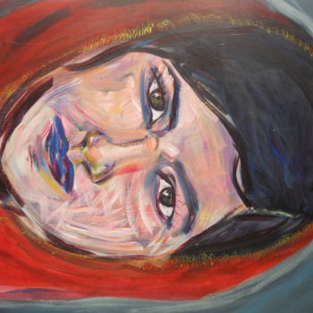 Painting titled "Malala" by Clotilde Lienhardt (CLO), Original Artwork, Acrylic