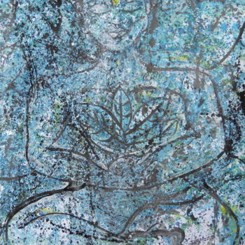 Painting titled "zen A." by Clotilde Lienhardt (CLO), Original Artwork, Acrylic