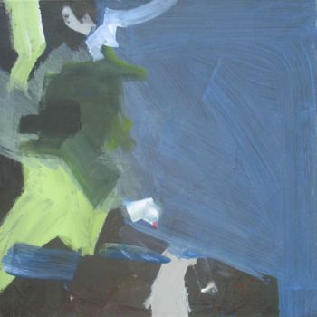 Peinture intitulée "In the blue" par Catherine Martel, Œuvre d'art originale