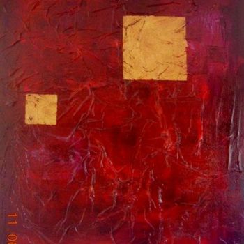 Peinture intitulée "square" par Line M., Œuvre d'art originale