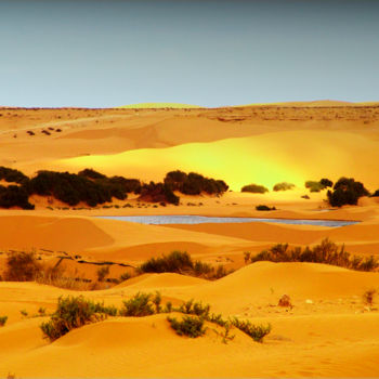 Photographie intitulée "Sahara occidental" par Chupalia, Œuvre d'art originale, Photographie numérique