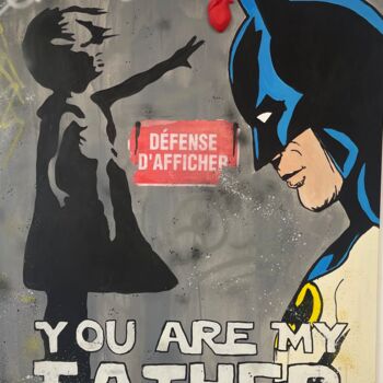 Malerei mit dem Titel "You are my father" von Cobo, Original-Kunstwerk, Acryl