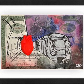 绘画 标题为“Subway” 由Cobo, 原创艺术品, 丙烯
