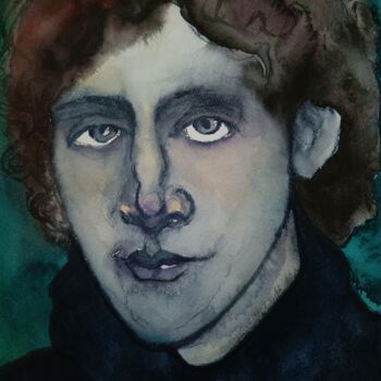 Painting titled "I`m no longer found" by Coco Sanne Hassink, Original Artwork, Watercolor