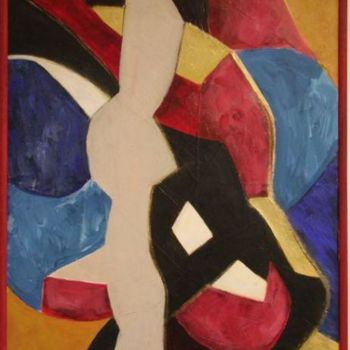 Peinture intitulée "TOTEM" par Jacques Coeur, Œuvre d'art originale, Huile