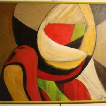 Peinture intitulée "LE CHEIK" par Jacques Coeur, Œuvre d'art originale, Huile