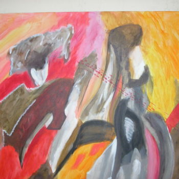 Peinture intitulée "METEORITES" par Jacques Coeur, Œuvre d'art originale, Acrylique