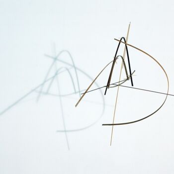 Скульптура под названием "SUSPENSION M5" - Colette Billaud, Подлинное произведение искусства