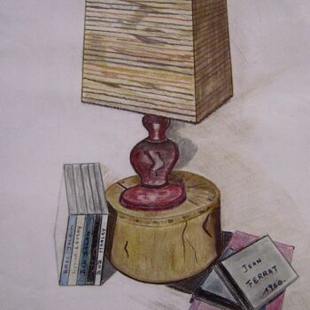 Drawing titled "lampe-tissee.jpg" by Colette Clea Rhode, Original Artwork