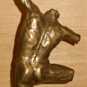 Sculpture intitulée "torse de danseur" par Colette Jotterand-Vetter, Œuvre d'art originale