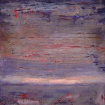 Painting titled "ciel menaçant" by Colette Jotterand-Vetter, Original Artwork, Acrylic
