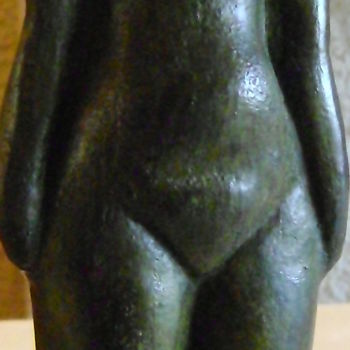 Sculpture titled "l'Egyptienne" by Colette Jotterand-Vetter, Original Artwork
