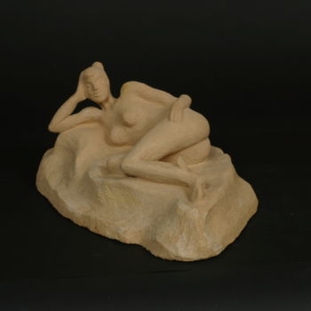 Sculpture titled "farniente" by Colette Jotterand-Vetter, Original Artwork, Terra cotta