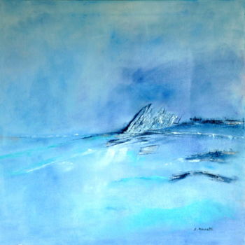 Pittura intitolato "OCEAN" da Colette Pisanelli, Opera d'arte originale, Olio