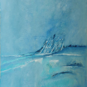 Malarstwo zatytułowany „OCEAN-2” autorstwa Colette Pisanelli, Oryginalna praca, Olej