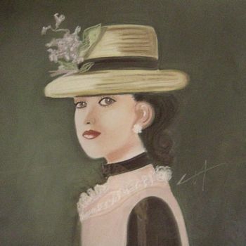 Painting titled "PRINTEMPS" by Colette Rhode, Original Artwork