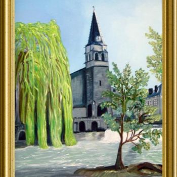 Painting titled "SAINT GIRONS 09" by Colette Rhode, Original Artwork